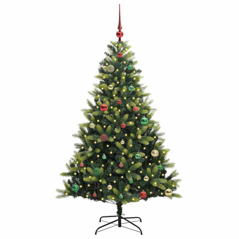Sztuczna skandynawska choinka z zawiasami 150 LED 150 cm