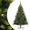 Sztuczna Choinka Składana na Święta 300 LED Zielony 180 cm