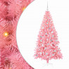Choinka z 300 diodami LED z podstawą Różowy 180 cm PVC
