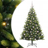 Sztuczna Choinka Składana na Święta 300 LED Zielony 180 cm