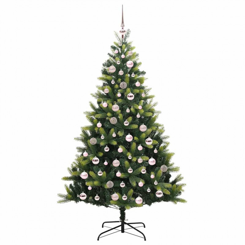 Sztuczna Choinka Składana na Święta 300 LED Zielony 180 cm