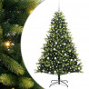 Sztuczna Choinka Składana na Święta 300 LED Zielony 180 cm