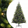 Sztuczna Choinka Składana na Święta 300 LED Zielony 180 cm