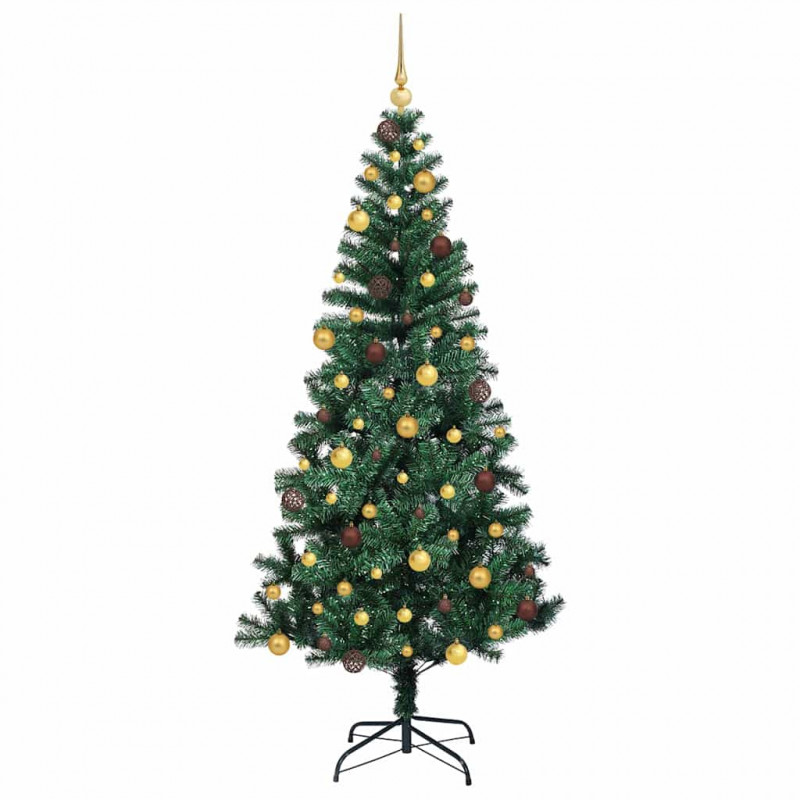 Sztuczna choinka z oświetleniem na Boże Narodzenie 210 cm