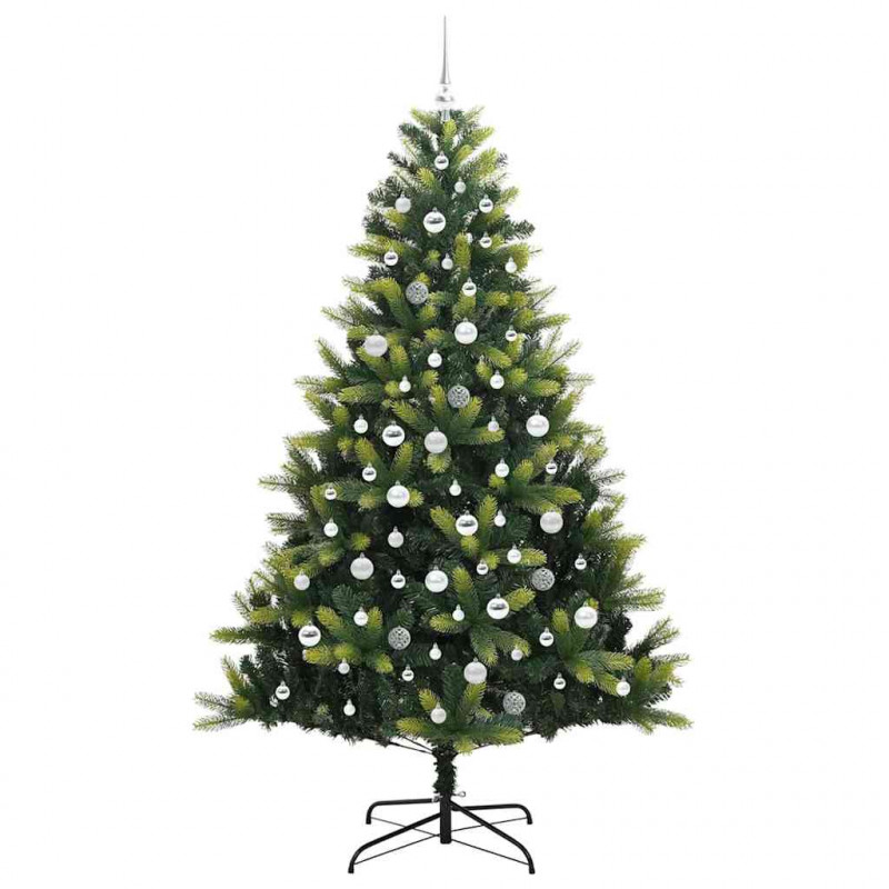 Sztuczna Choinka Składana na Święta 300 LED Zielony 210 cm