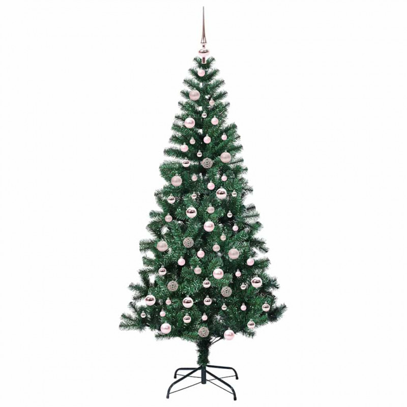 Sztuczna choinka z oświetleniem na Boże Narodzenie 210 cm