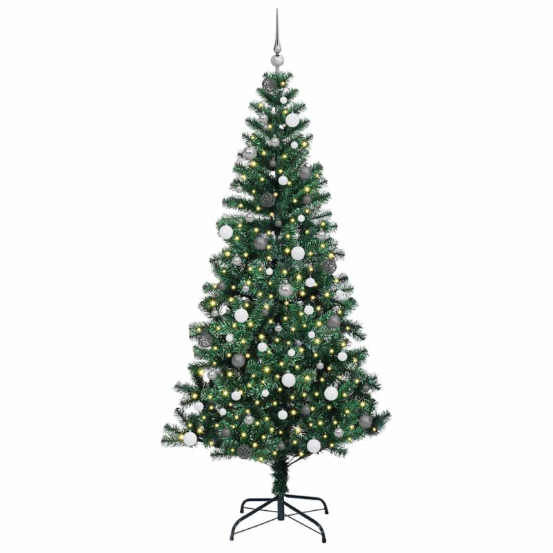 Sztuczna choinka z oświetleniem na Boże Narodzenie 240 cm