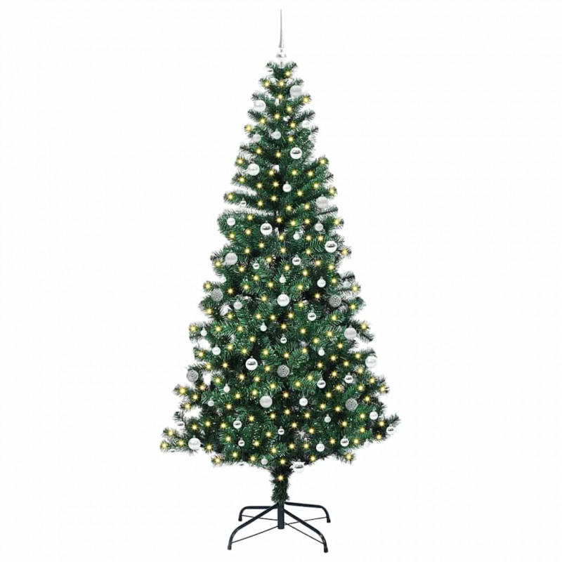 Sztuczna choinka z oświetleniem na Boże Narodzenie 240 cm