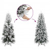 Sztuczna choinka Biały 120 cm PVC, Plastik, Stal i PE