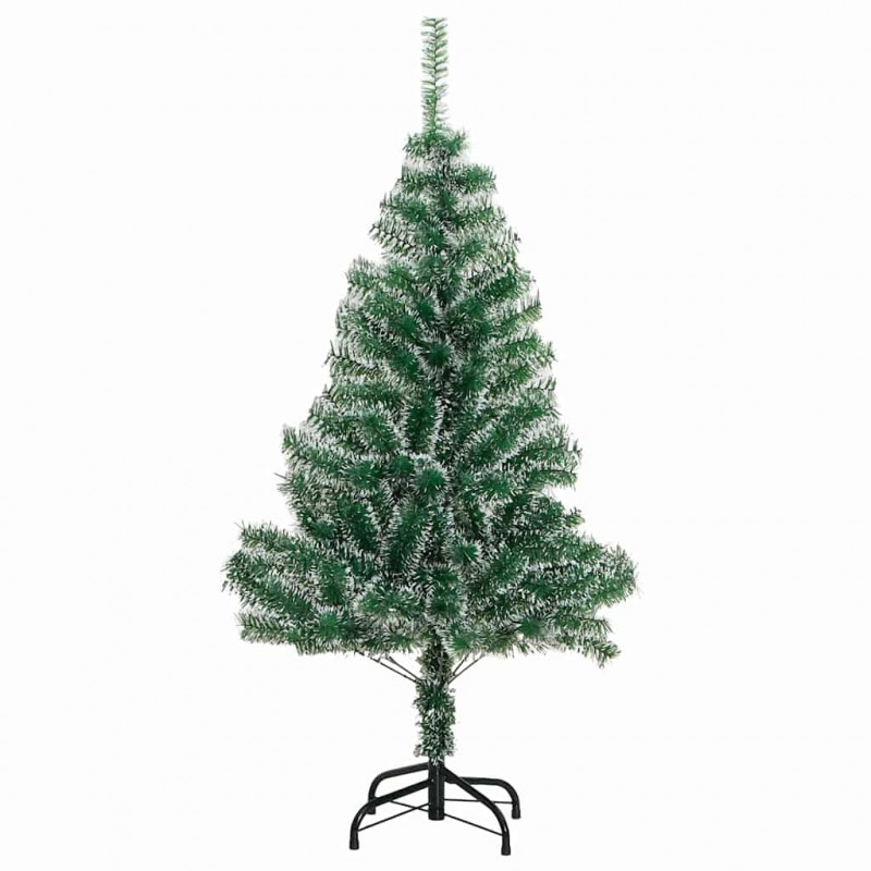 Sztuczna choinka z śnieżnym pokryciem z lampkami LED 150 cm