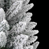 Sztuczna choinka Biały 150 cm PVC, Plastik, Stal i PE