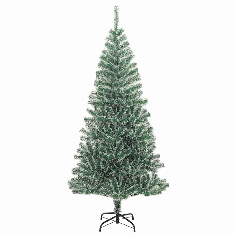 Sztuczna choinka z śnieżnym pokryciem z lampkami LED 240 cm