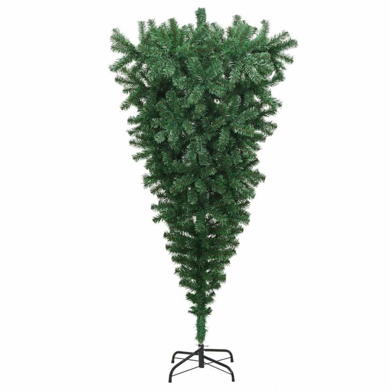 Odwrócone sztuczne drzewko bożonarodzeniowe z piłkami 180 cm