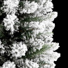 Sztuczna choinka z podstawą Biały 120 cm PVC, Metal i Plastik