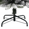 Sztuczna choinka z podstawą Biały 150 cm PVC, Metal i Plastik