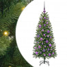 Sztuczna choinka z 150 diodami LED Zielony 120 cm PE i PVC