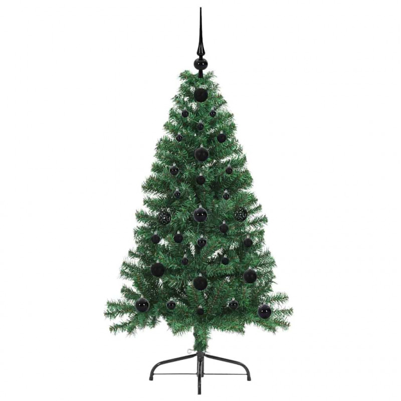 Sztuczna choinka z oświetleniem na Boże Narodzenie 120 cm PVC