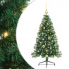 Sztuczna choinka z oświetleniem na Boże Narodzenie 120 cm PVC