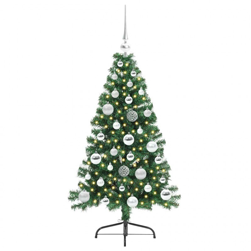 Sztuczna choinka z oświetleniem na Boże Narodzenie 120 cm PVC