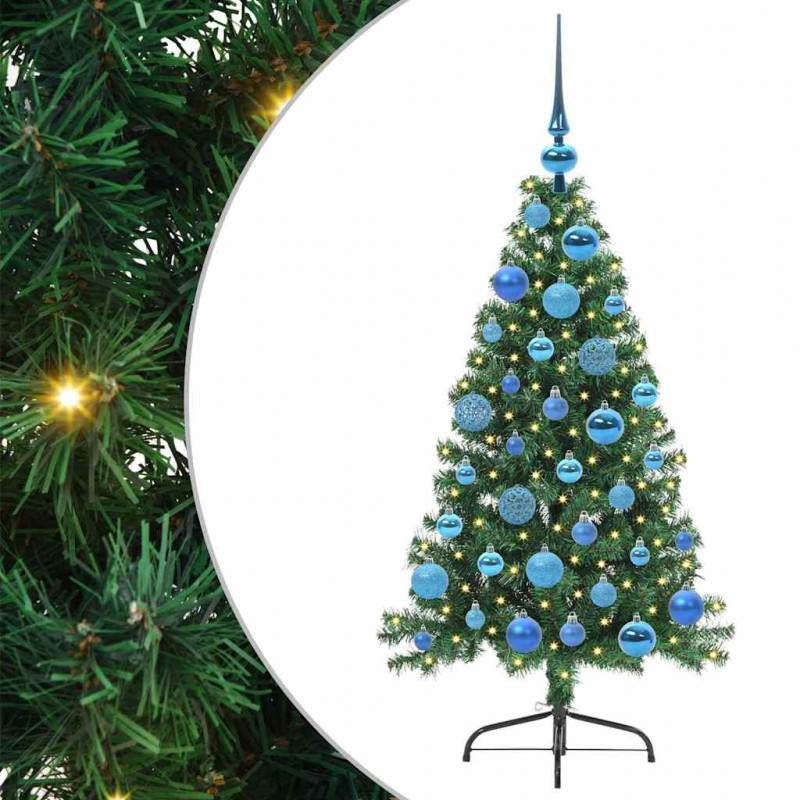 Sztuczna choinka z oświetleniem na Boże Narodzenie 120 cm PVC