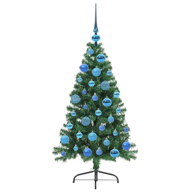 Sztuczna choinka z oświetleniem na Boże Narodzenie 120 cm PVC