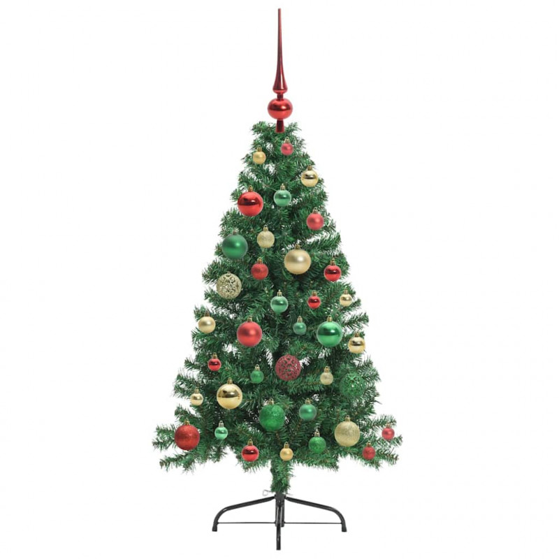 Sztuczna choinka z oświetleniem na Boże Narodzenie 120 cm PVC
