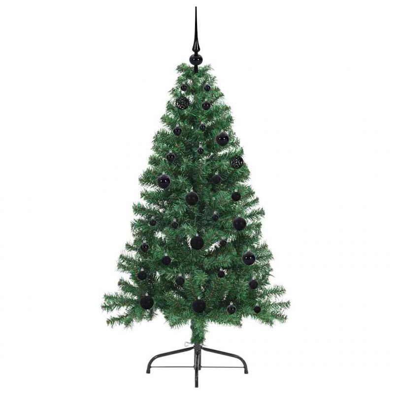 Sztuczna choinka z oświetleniem na Boże Narodzenie 150 cm PVC