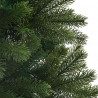 Sztuczna choinka z 300 diodami LED Zielony 180 cm PE i PVC