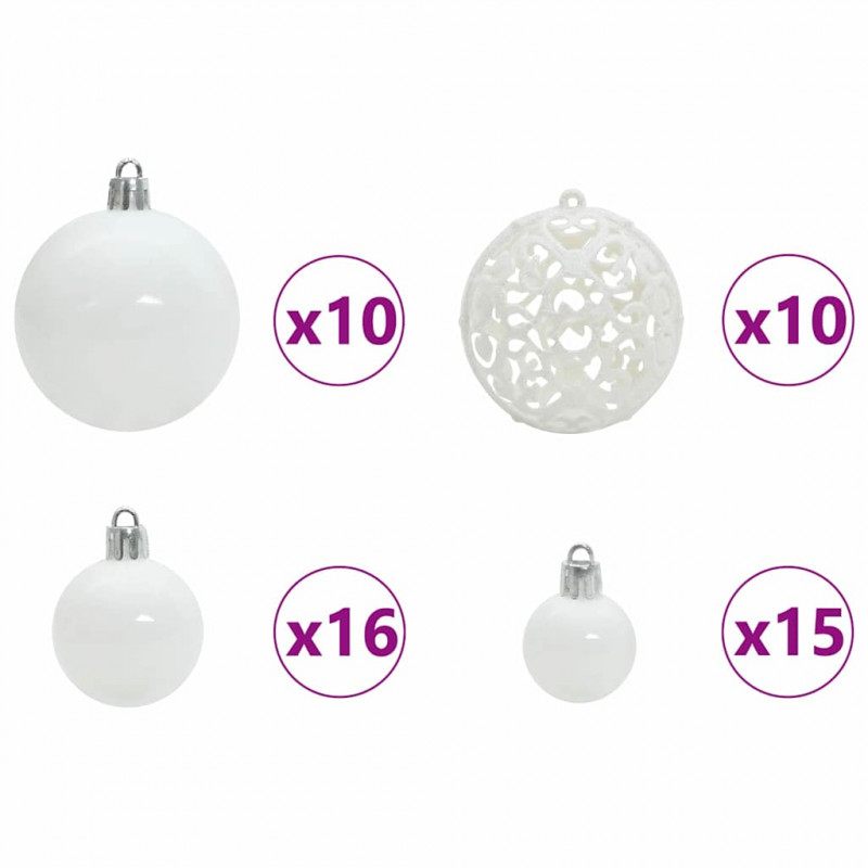 Sztuczna choinka z oświetleniem na Boże Narodzenie 180 cm PVC