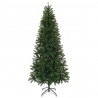 Sztuczna choinka z 300 diodami LED Zielony 240 cm PE i PVC