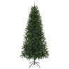 Sztuczna choinka z 300 diodami LED Zielony 240 cm PE i PVC