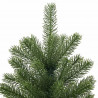 Sztuczna choinka z 300 diodami LED Zielony 240 cm PE i PVC