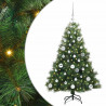 Sztuczna choinka z 150 diodami LED Zielony 120 cm PE i PVC
