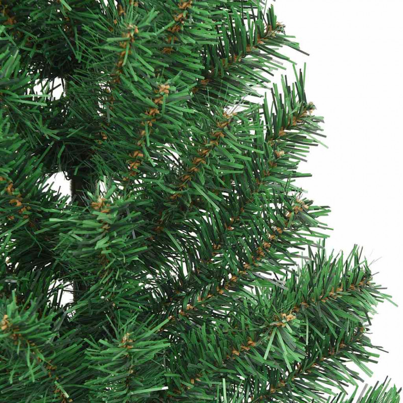 Sztuczna choinka z oświetleniem na Boże Narodzenie 240 cm PVC