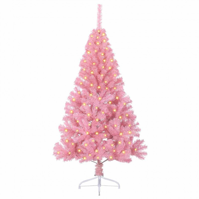 Sztuczna choinka z oświetleniem na Boże Narodzenie 120 cm PVC