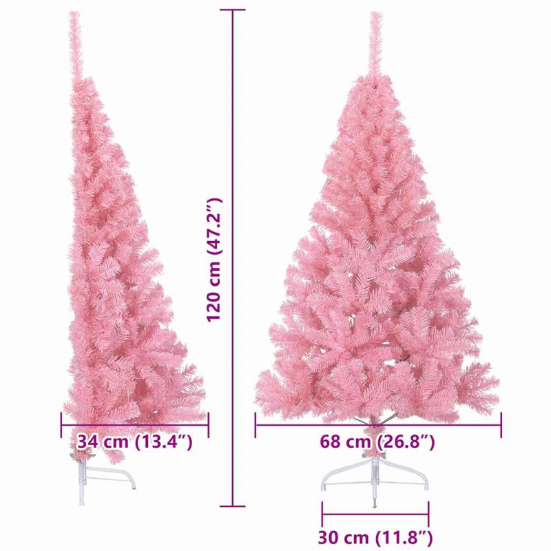 Sztuczna choinka z oświetleniem na Boże Narodzenie 120 cm PVC