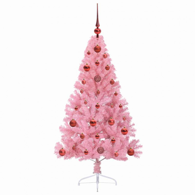 Sztuczna choinka z oświetleniem na Boże Narodzenie 120 cm PVC