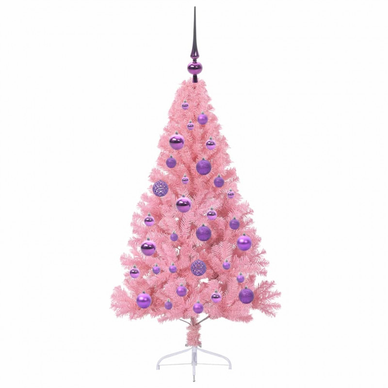 Sztuczna choinka z oświetleniem na Boże Narodzenie 120 cm PVC