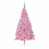 Sztuczna choinka z oświetleniem na Boże Narodzenie 180 cm PVC