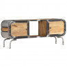 Szafka pod TV, 110x30x42 cm, lite drewno mango
