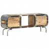 Szafka pod TV, 110x30x42 cm, lite drewno mango