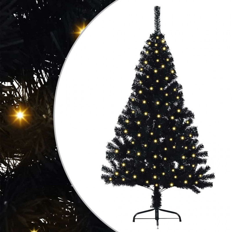 Sztuczna choinka z oświetleniem na Boże Narodzenie 120 cm PVC