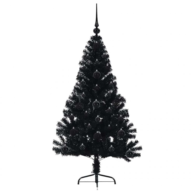 Sztuczna choinka z oświetleniem na Boże Narodzenie 120 cm PVC