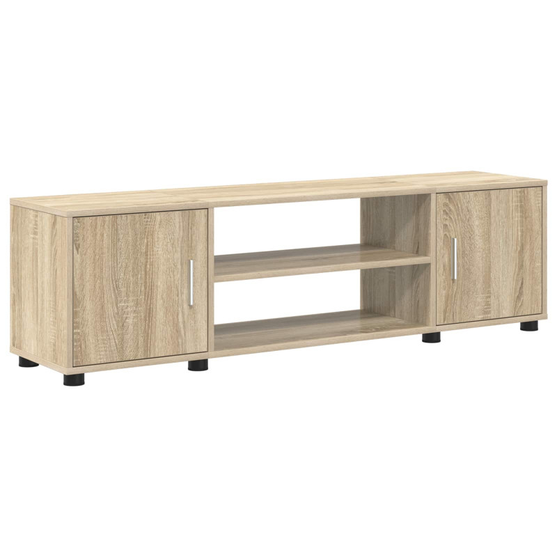 Zestaw szafek RTV 4 pcs Dąb Sonoma Materiał drewnopochodny