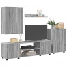 Zestaw szafek RTV 4 pcs Szary Sonoma Materiał drewnopochodny