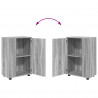 Zestaw szafek RTV 4 pcs Szary Sonoma Materiał drewnopochodny