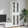 Highboard FLORIN Biały 60 x 35 x 182 cm Materiał drewnopochodny