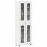 Highboard FLORIN Biały 60 x 35 x 182 cm Materiał drewnopochodny