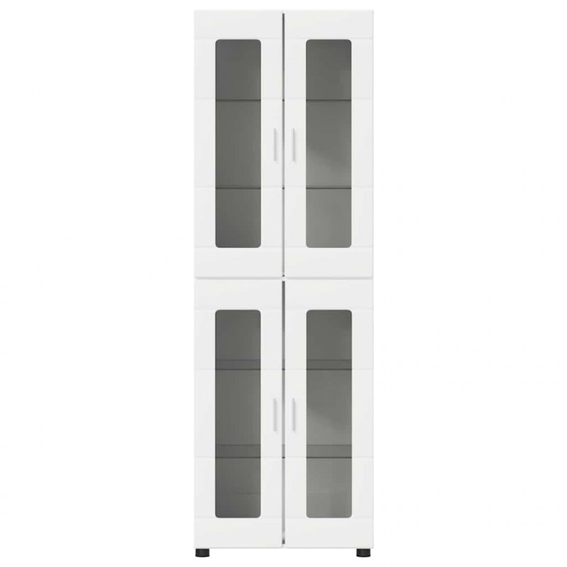 Highboard FLORIN Biały 60 x 35 x 182 cm Materiał drewnopochodny