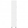 Highboard FLORIN Biały 60 x 35 x 182 cm Materiał drewnopochodny